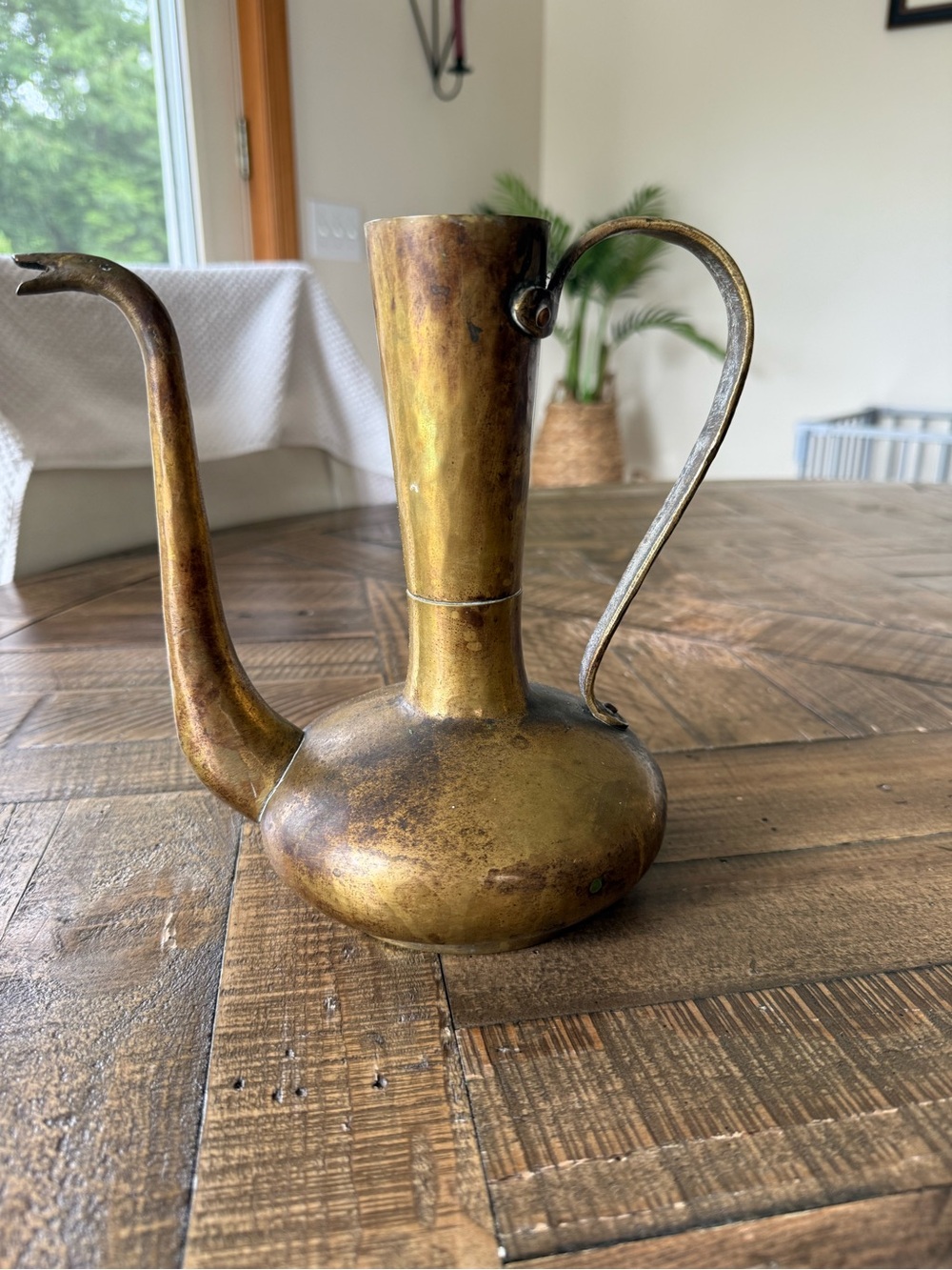 Vintage brass pitcher / vase - Picture 1 of 8